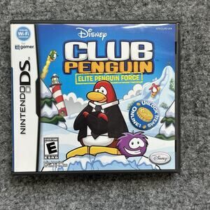 Club Penguin: Elite Penguin Force (Nintendo DS) Box Case w/ Manual-NO GAME- READ